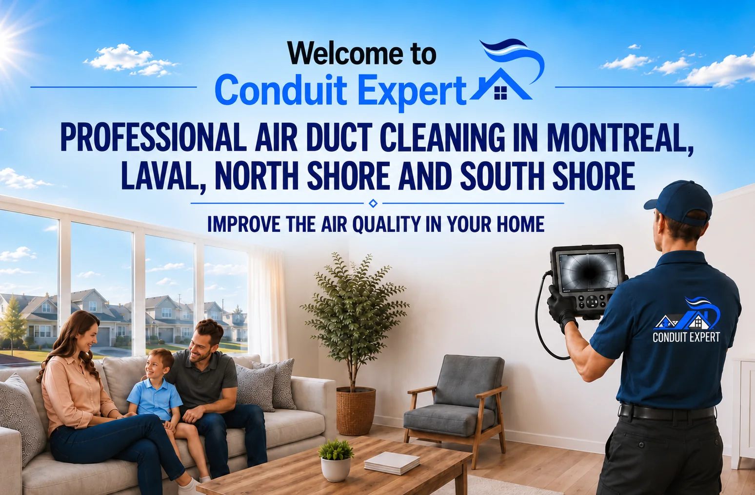 Conduit Expert — Air Duct Cleaning in Montréal, Laval, North Shore and South Shore
