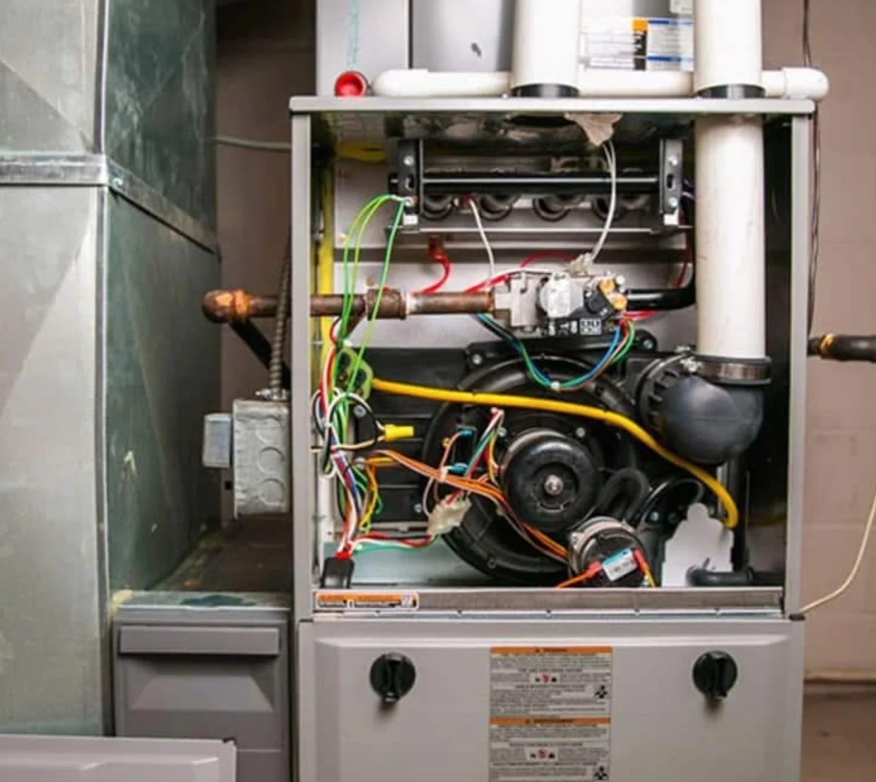 Furnace and ventilation system